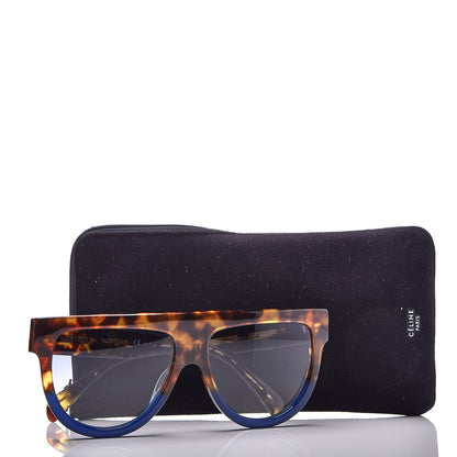Celine Shadow Sunglasses CL 41026/S Havana Blue 7 of 7