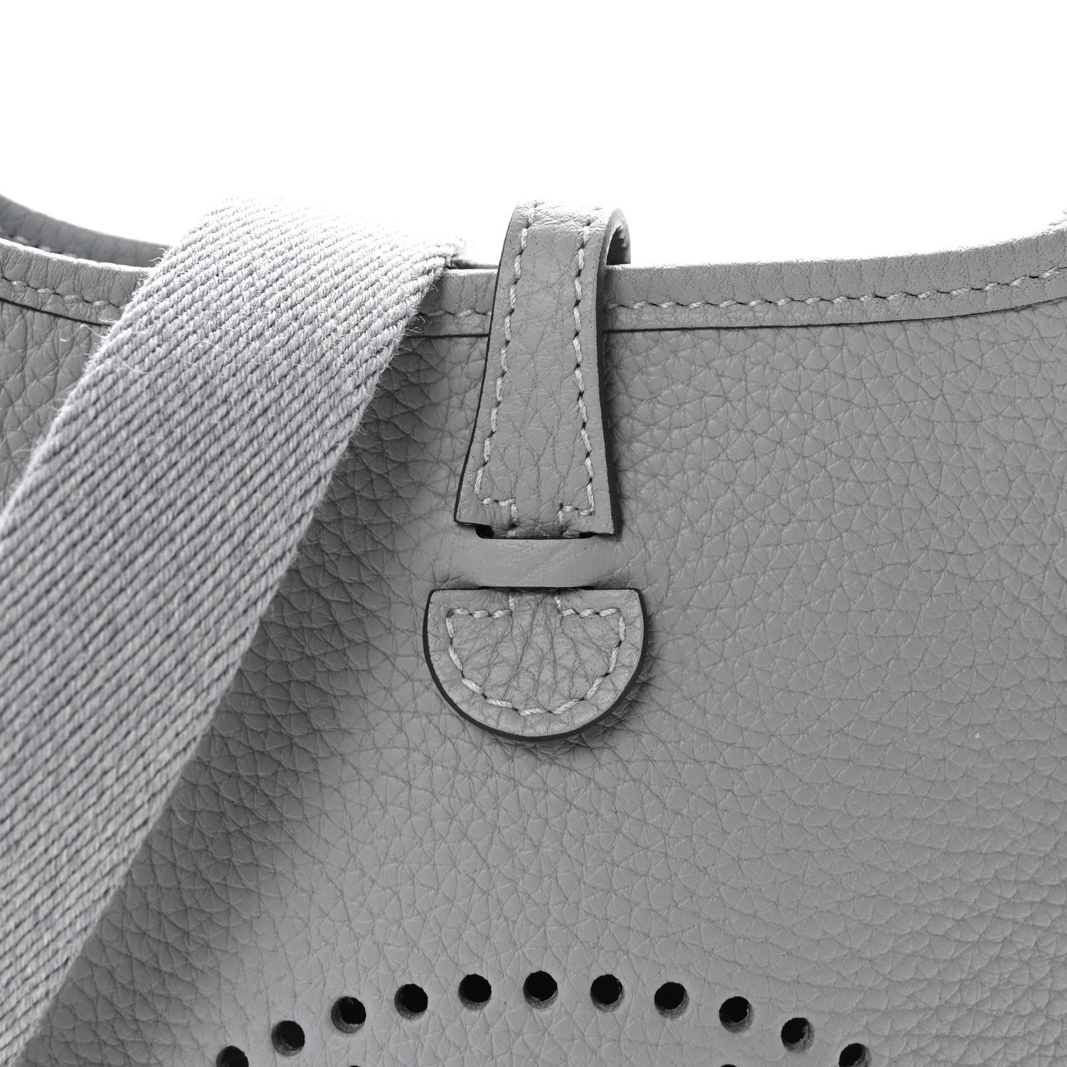 Hermes Taurillon Clemence Evelyne TPM Gris Pantin 1876257