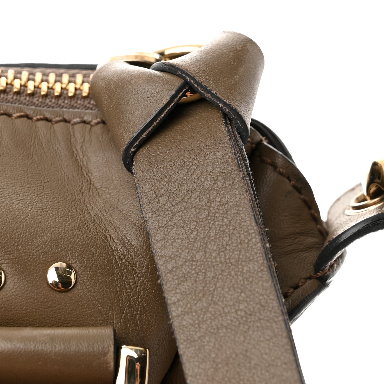 Chloe Calfskin Medium Marcie Satchel Anchor Grey 15 of 20