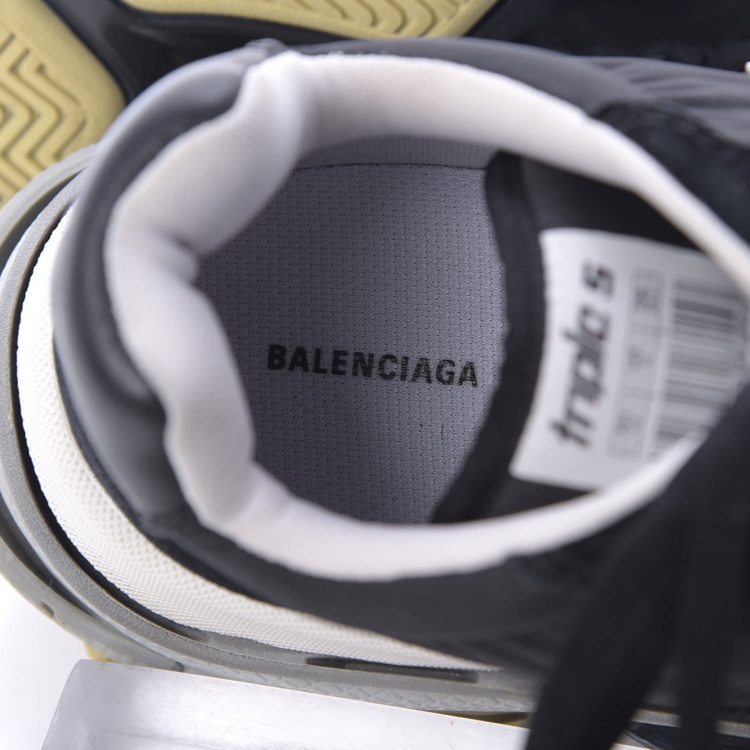 Balenciaga Nylon Suede Mens Triple S 2.0 Sneakers 45 Black Bordeaux 9 of 10