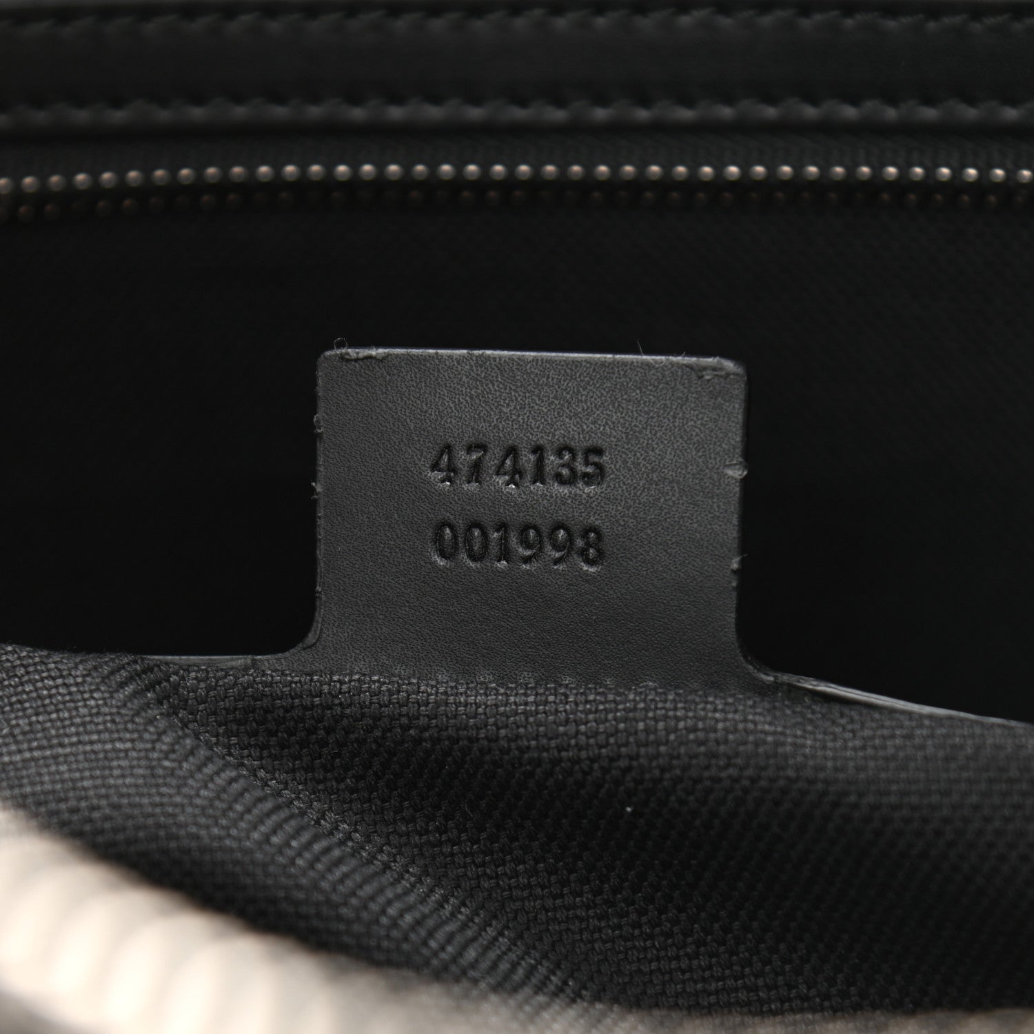 Gucci GG Supreme Monogram Appia Calfskin Web Briefcase Black 7 of 10