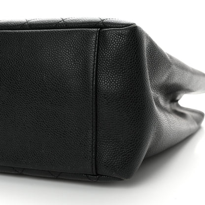 Chanel Caviar Quilted Grand Shopping Tote GST Black 10 of 22