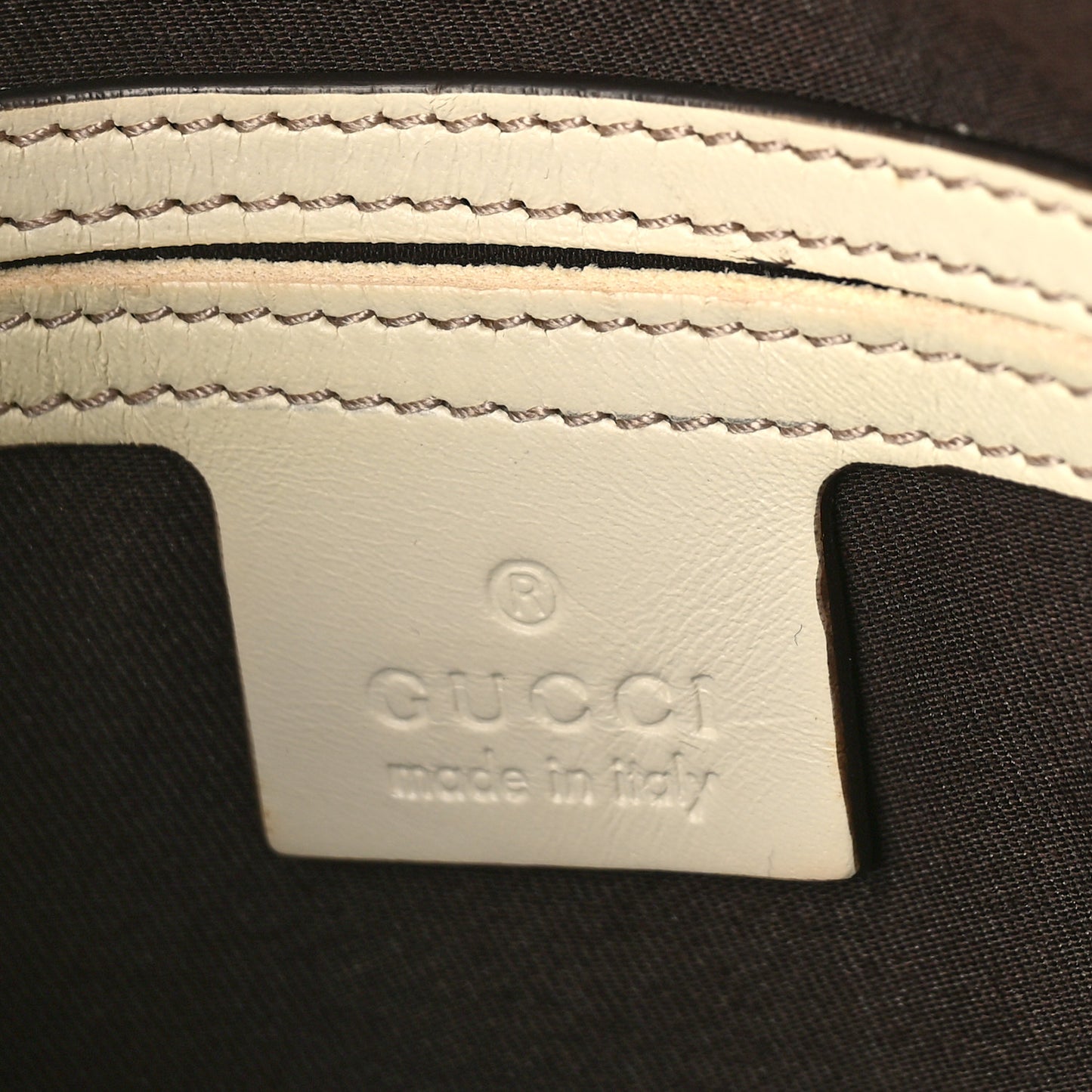 GG Plus Monogram Small Flap Messenger Bag Beige Off White