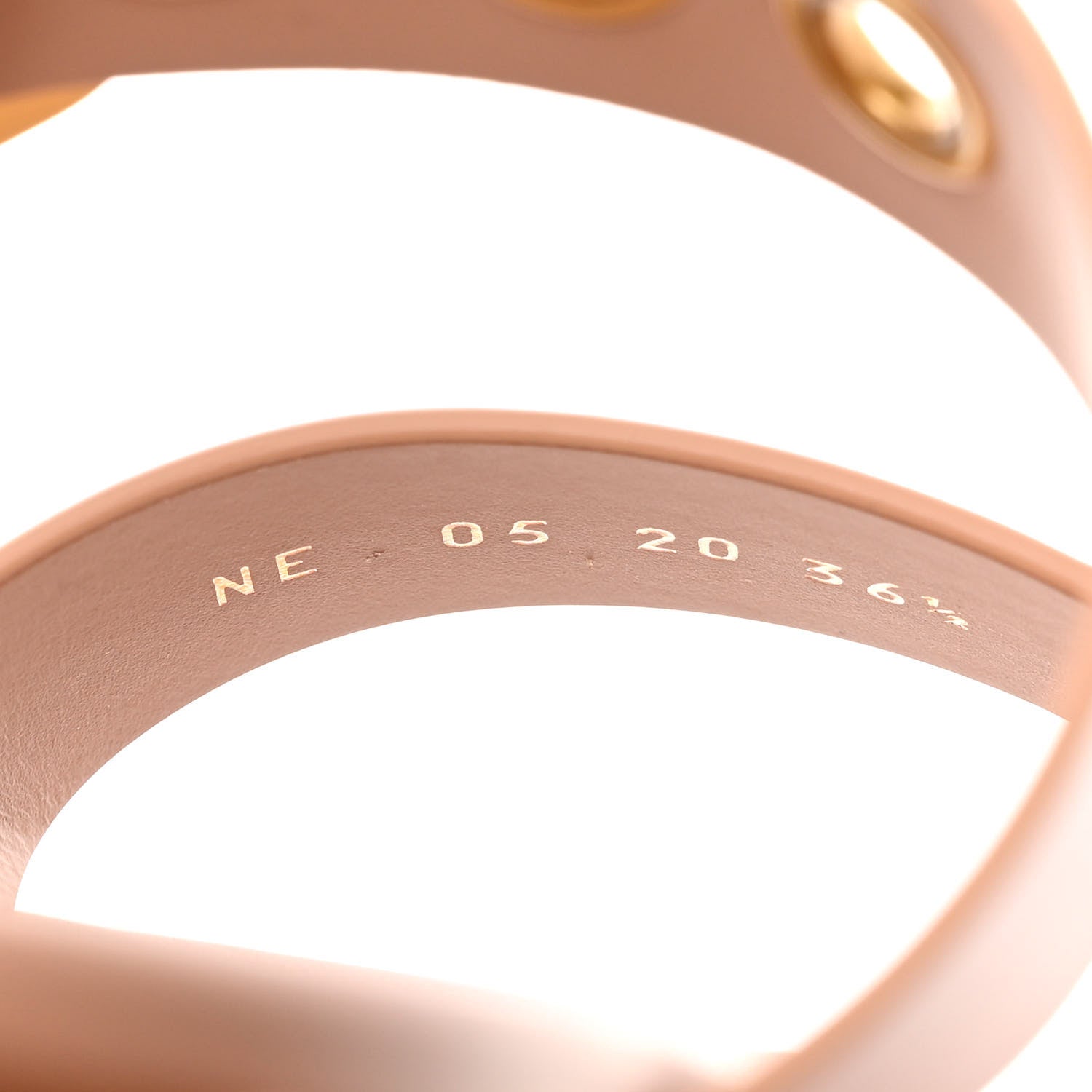 Christian Dior Calfskin D-Dior Slide Sandals 36.5 Rose De Vents 9 of 9