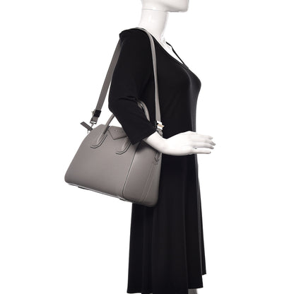 Givenchy Sugar Goatskin Small Antigona Pearl Grey 2 of 13