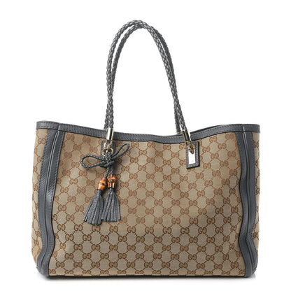 Gucci Monogram Medium Bella Tote Grey 1 of 10