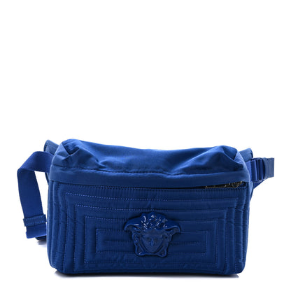 Versace Nylon Palazzo Medusa Belt Bag Blue 1 of 8
