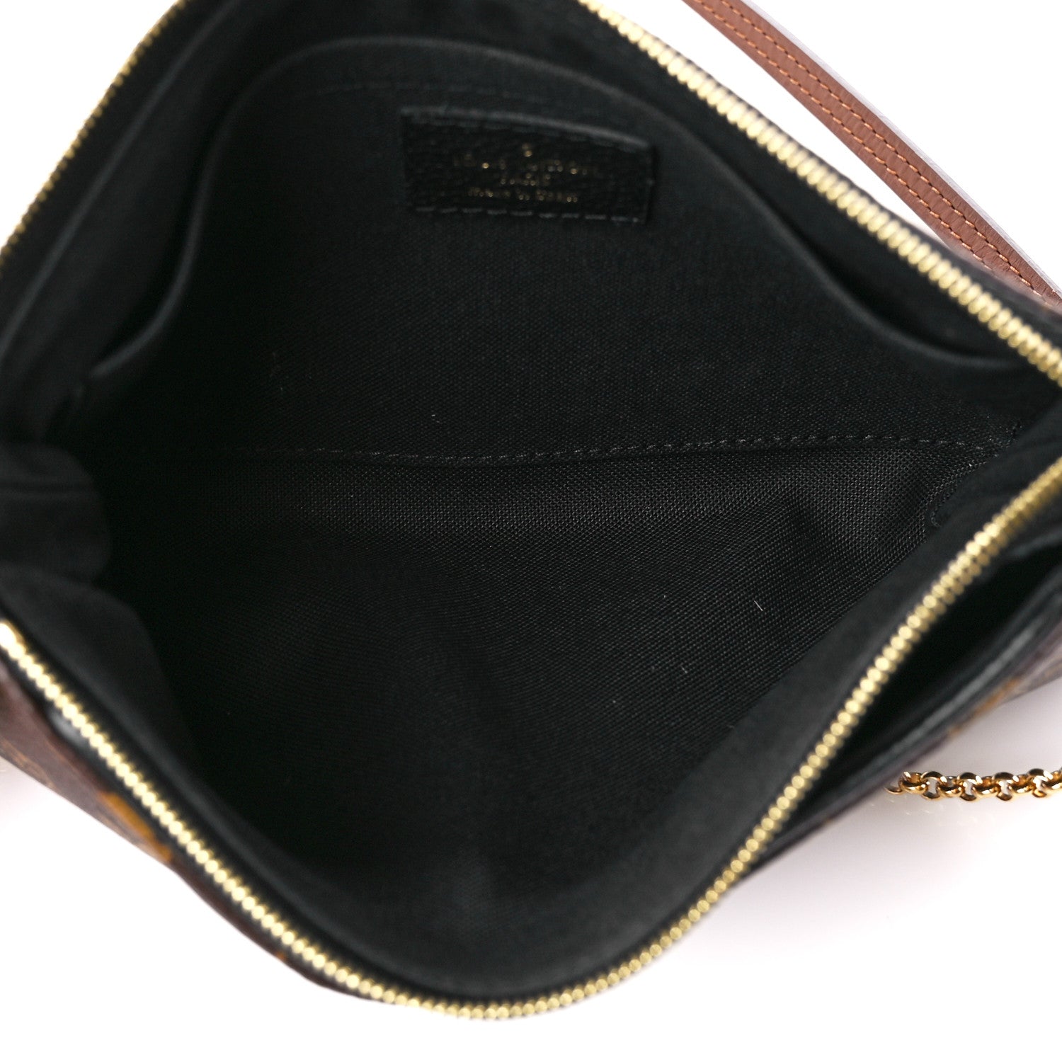 Louis Vuitton Monogram Pallas Clutch Black 5 of 14