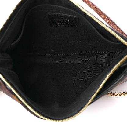 Louis Vuitton Monogram Pallas Clutch Black 5 of 14