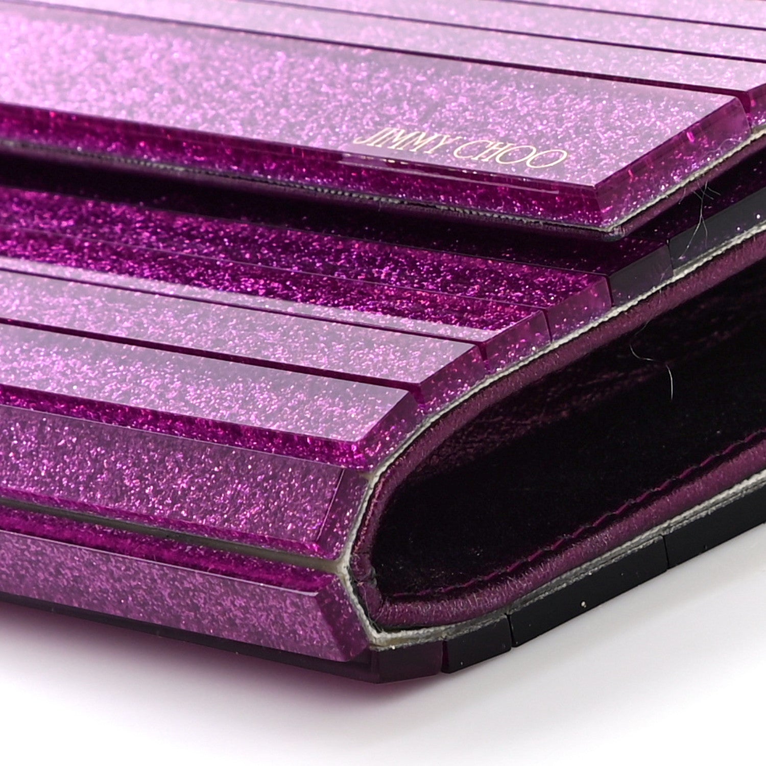 Jimmy Choo Acrylic Glitter Sweetie Clutch Peony Pink 10 of 20