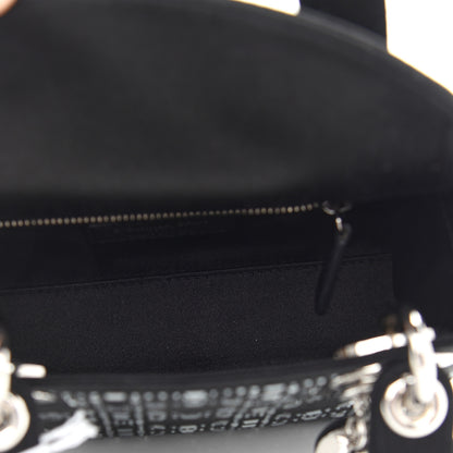 Christian Dior Satin Crystal Cannage Mini Lady Dior Black 4 of 8