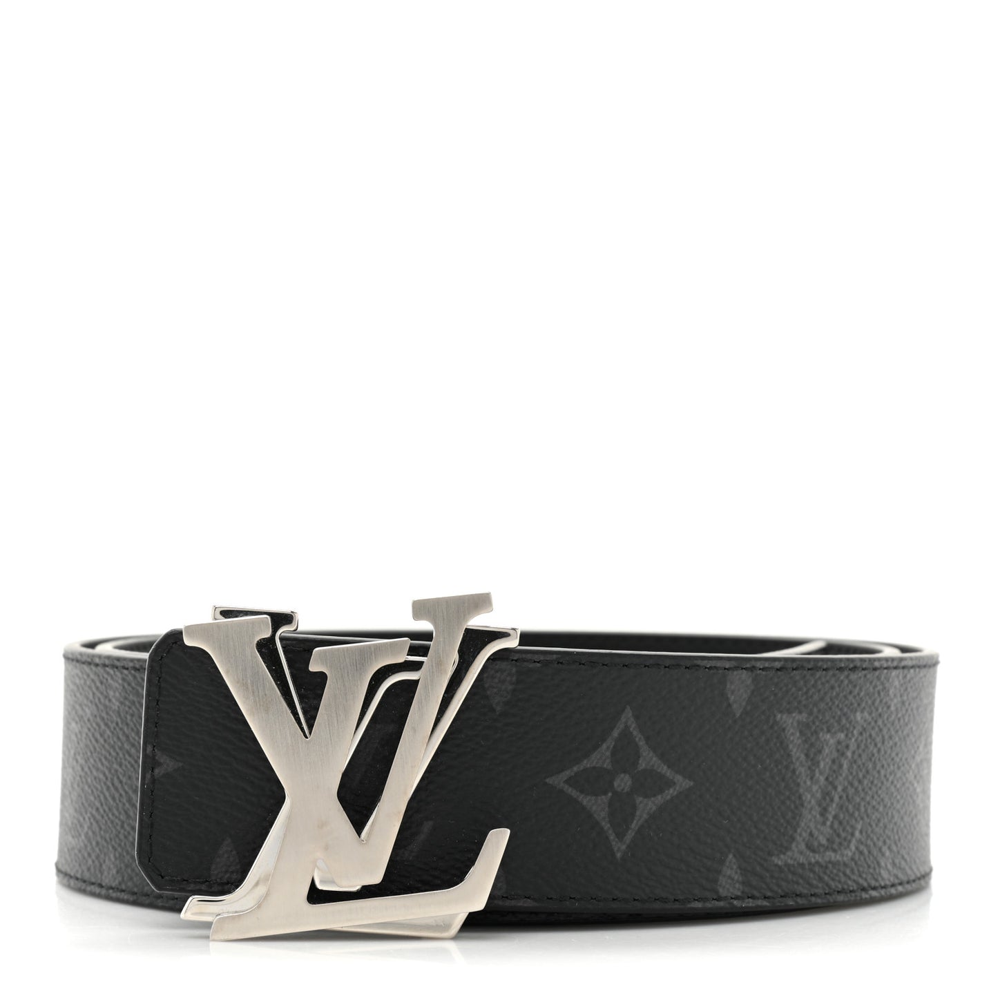 Monogram Eclipse 40mm Shake LV Initiales Reversible Belt 90 36 Black