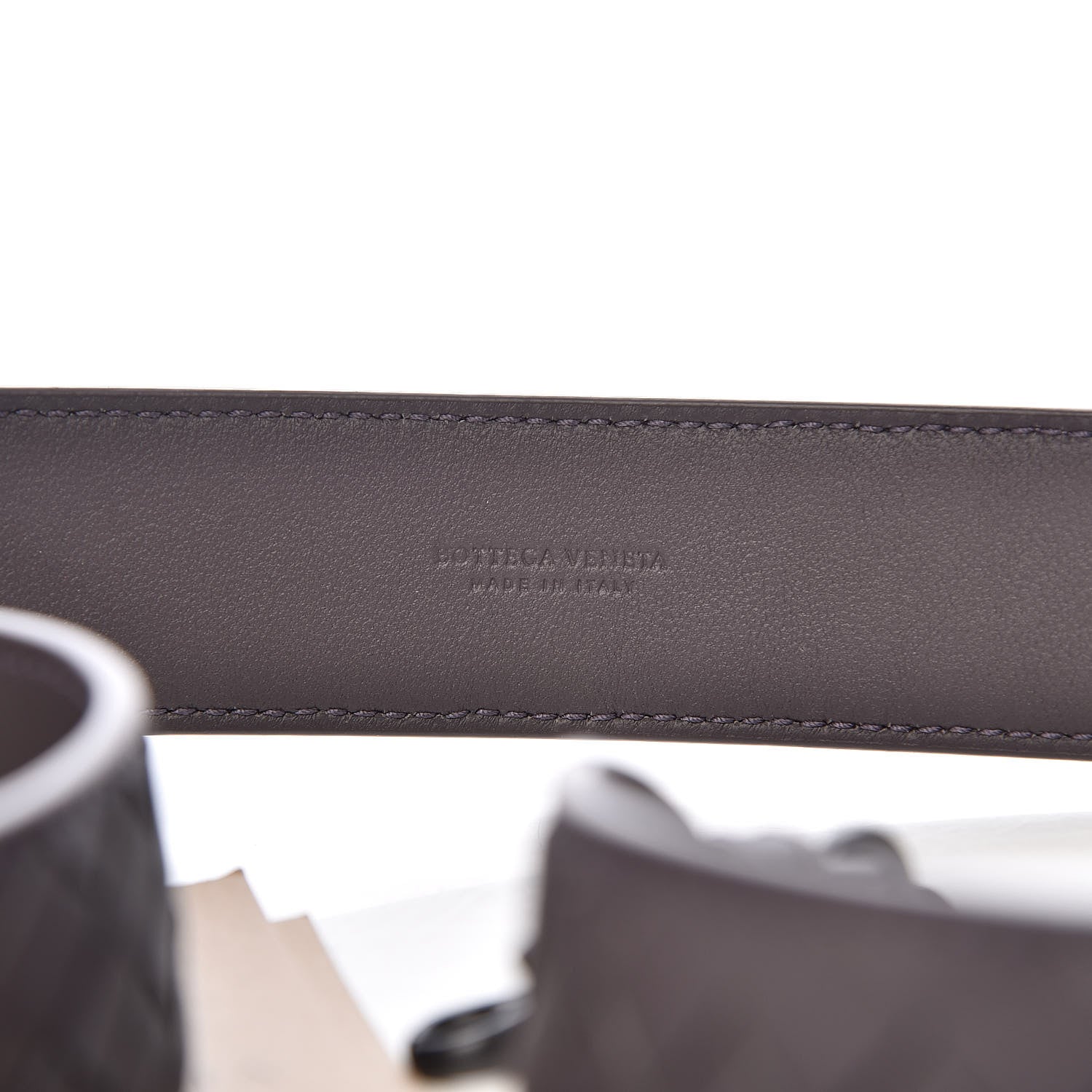 Bottega Veneta Nappa Intrecciato Wide Strap Quetsche 3 of 4