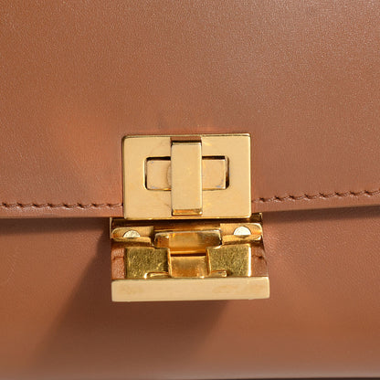 Celine Smooth Calfskin Suede Medium Trapeze Tan 9 of 9