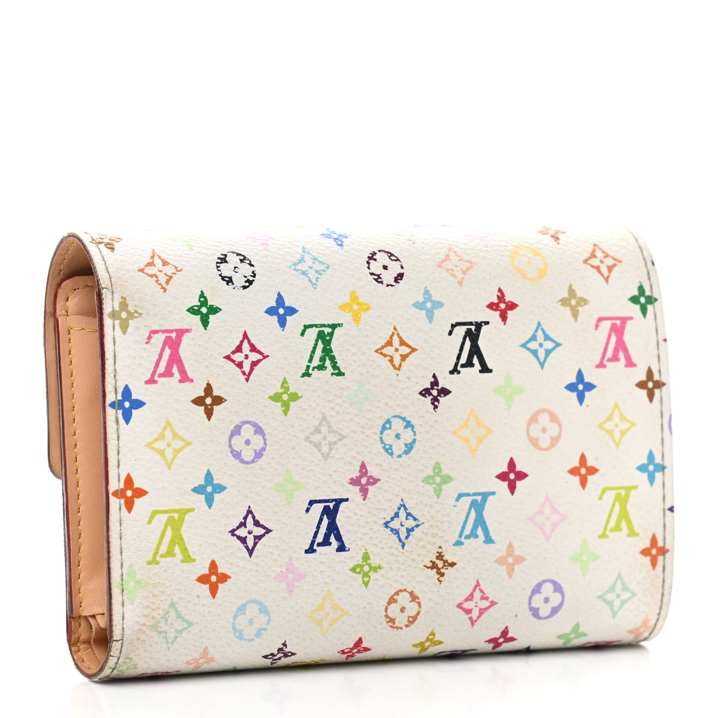 Monogram Multicolor Alexandra Wallet White