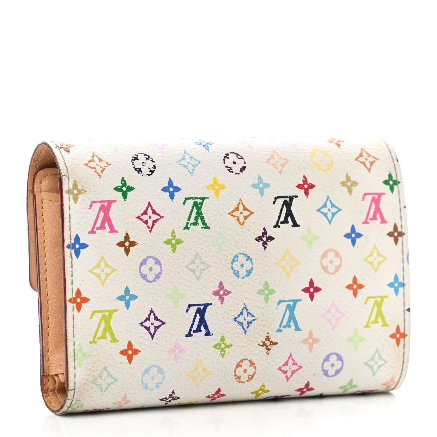 Louis Vuitton Monogram Multicolor Alexandra Wallet White 3 of 12