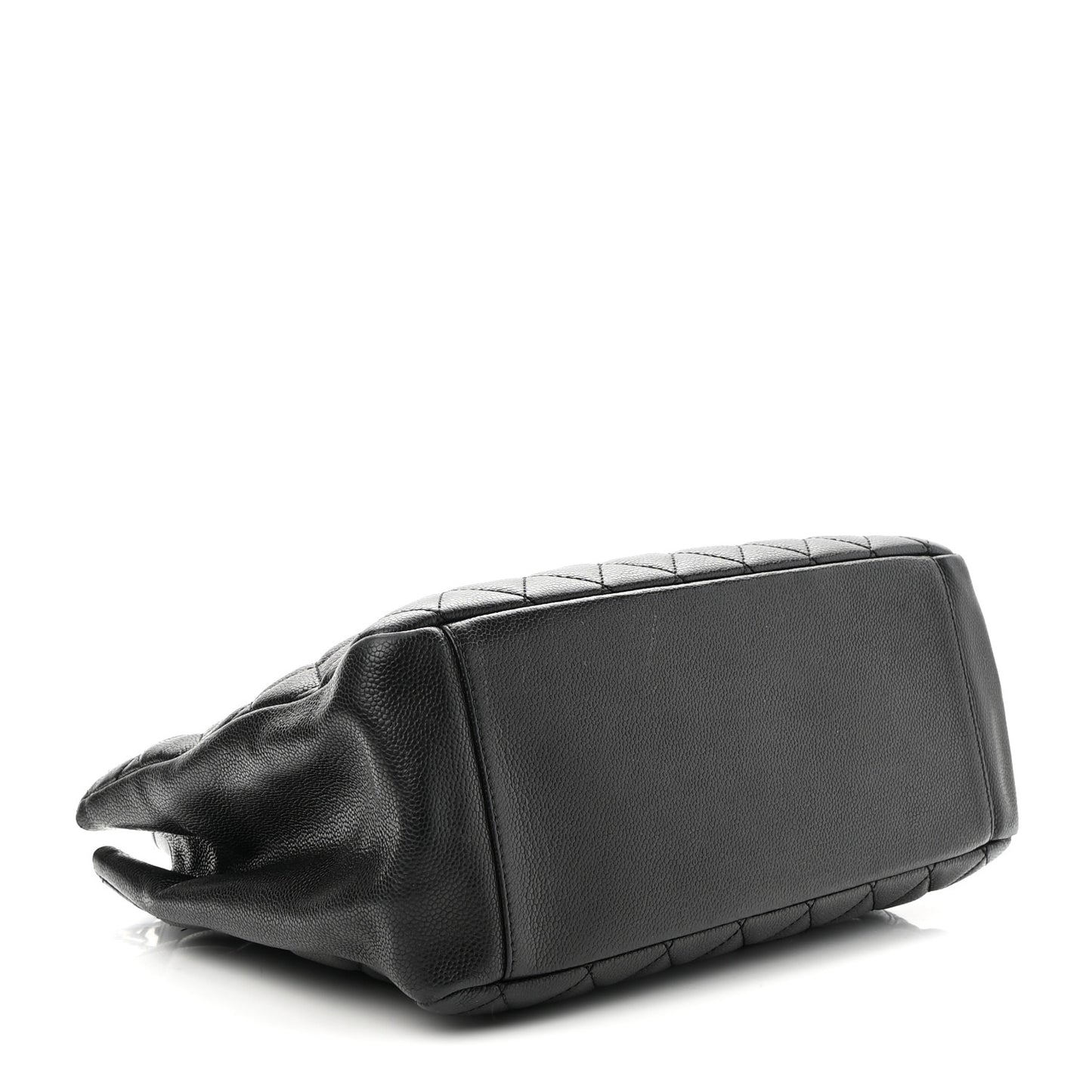 Caviar Quilted Grand Shopping Tote GST Black