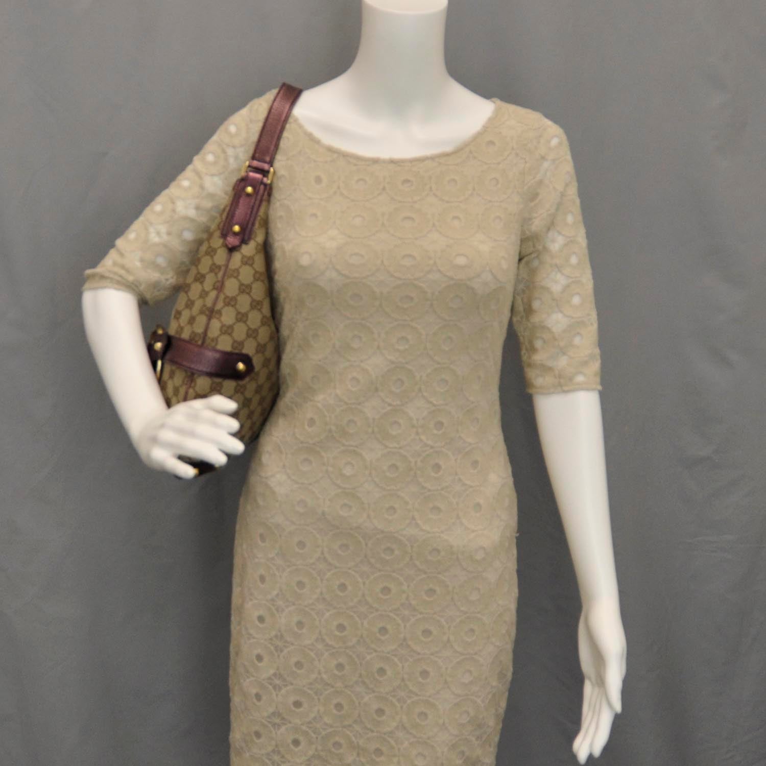 Gucci Monogram Horsebit Chain Hobo 2 of 9