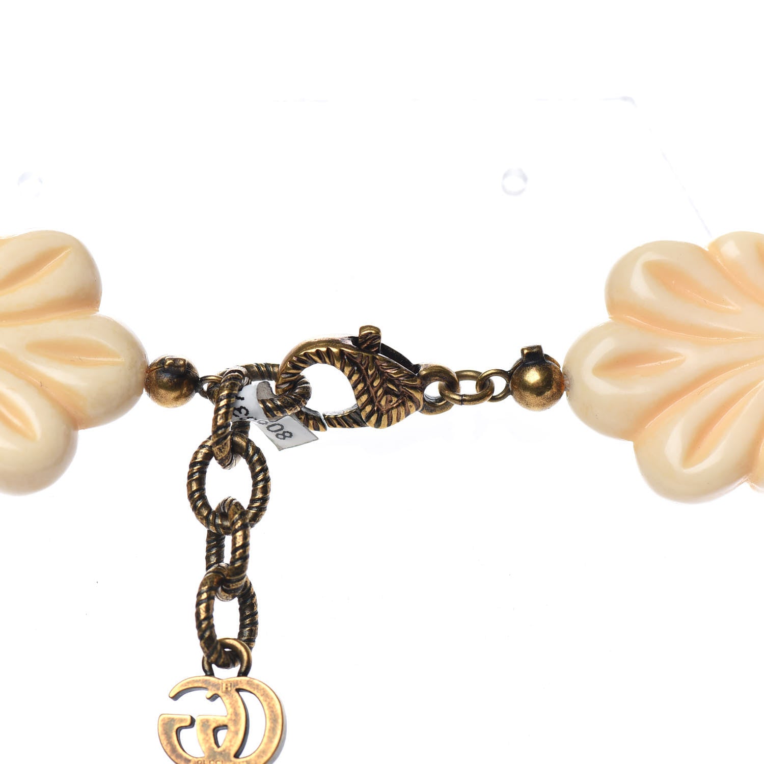 Gucci Resin Leaf Bead Necklace 4 of 4