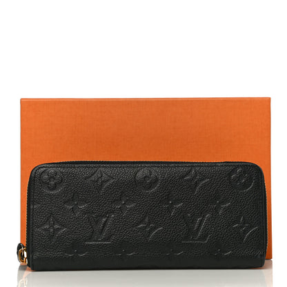 Louis Vuitton Empreinte Clemence Wallet Black 13 of 13