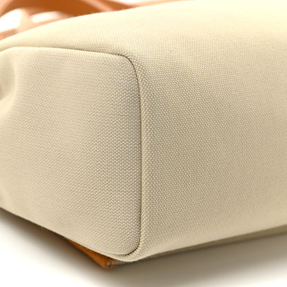Hermes Vache Hunter Toile Herbag Zip 31 PM Beton Natural 9 of 11