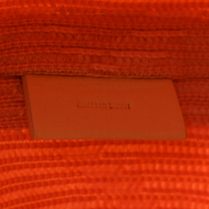 Burberry Canvas Knitted Check Medium Peg Duffle Bag Sherbert 7 of 11