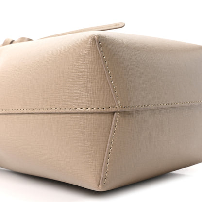Mansur Gavriel Saffiano Mini Mini Bucket Bag Beige 9 of 10