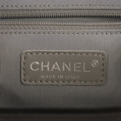 Chanel Washed Lambskin Quilted Medium Chain Around Messenger Black 5 of 7