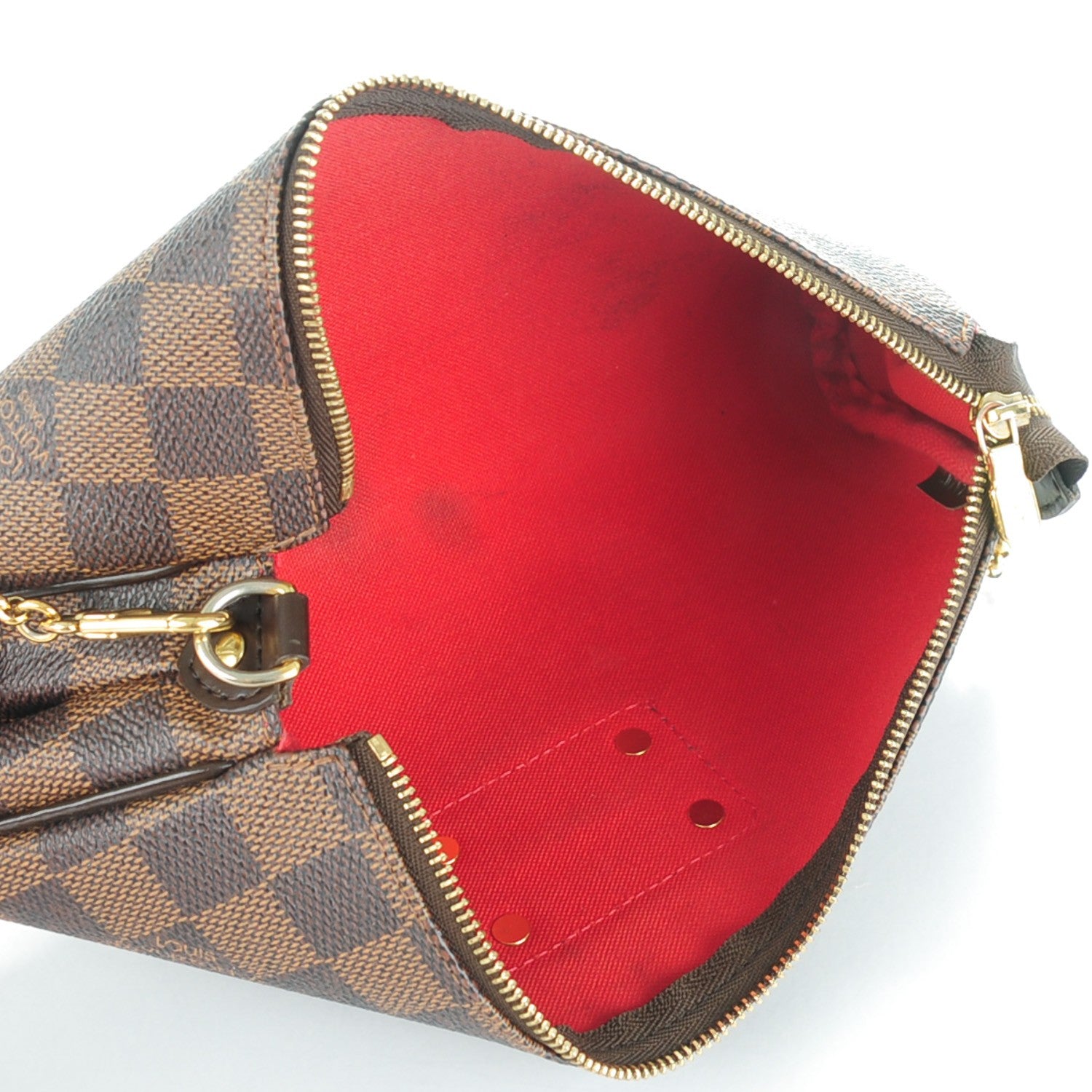 Louis Vuitton Damier Ebene Eva Clutch 5 of 8