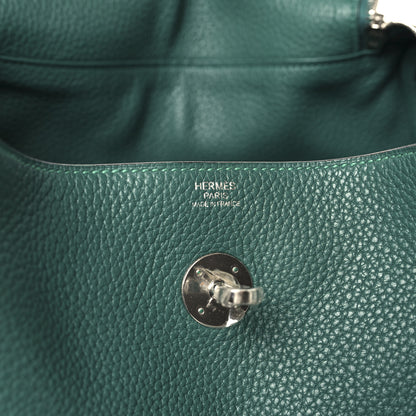 Hermes Taurillon Clemence Lindy 30 Malachite 6 of 12