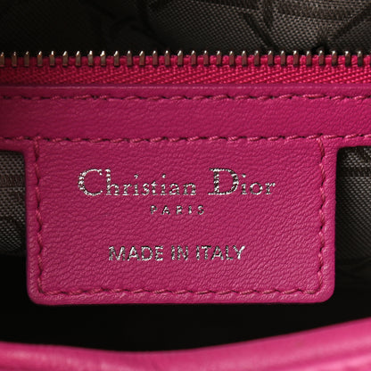 Christian Dior Lambskin Cannage Large Lady Dior Pink 5 of 12
