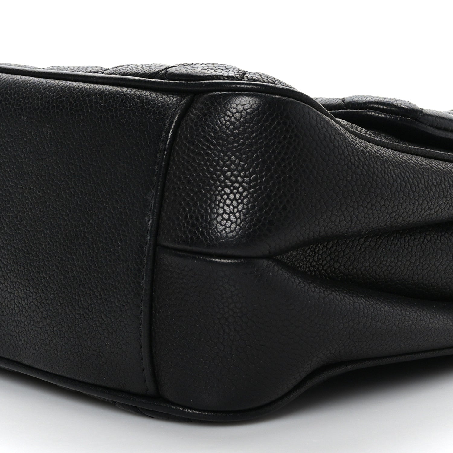 Chanel Caviar Quilted Medium Rock In Rome Single Flap Black 9 of 9