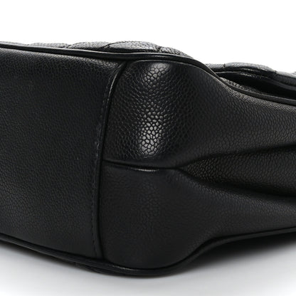 Chanel Caviar Quilted Medium Rock In Rome Single Flap Black 9 of 9