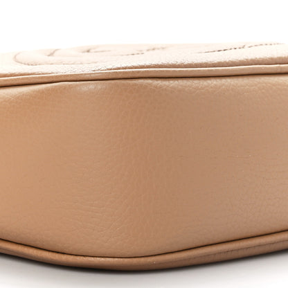 Gucci Pebbled Calfskin Small Soho Disco Bag Camelia 9 of 10