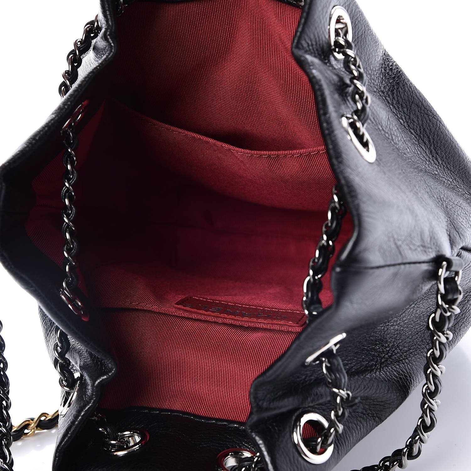 Chanel Calfskin Quilted Small Gabrielle Bucket Black 5 of 8