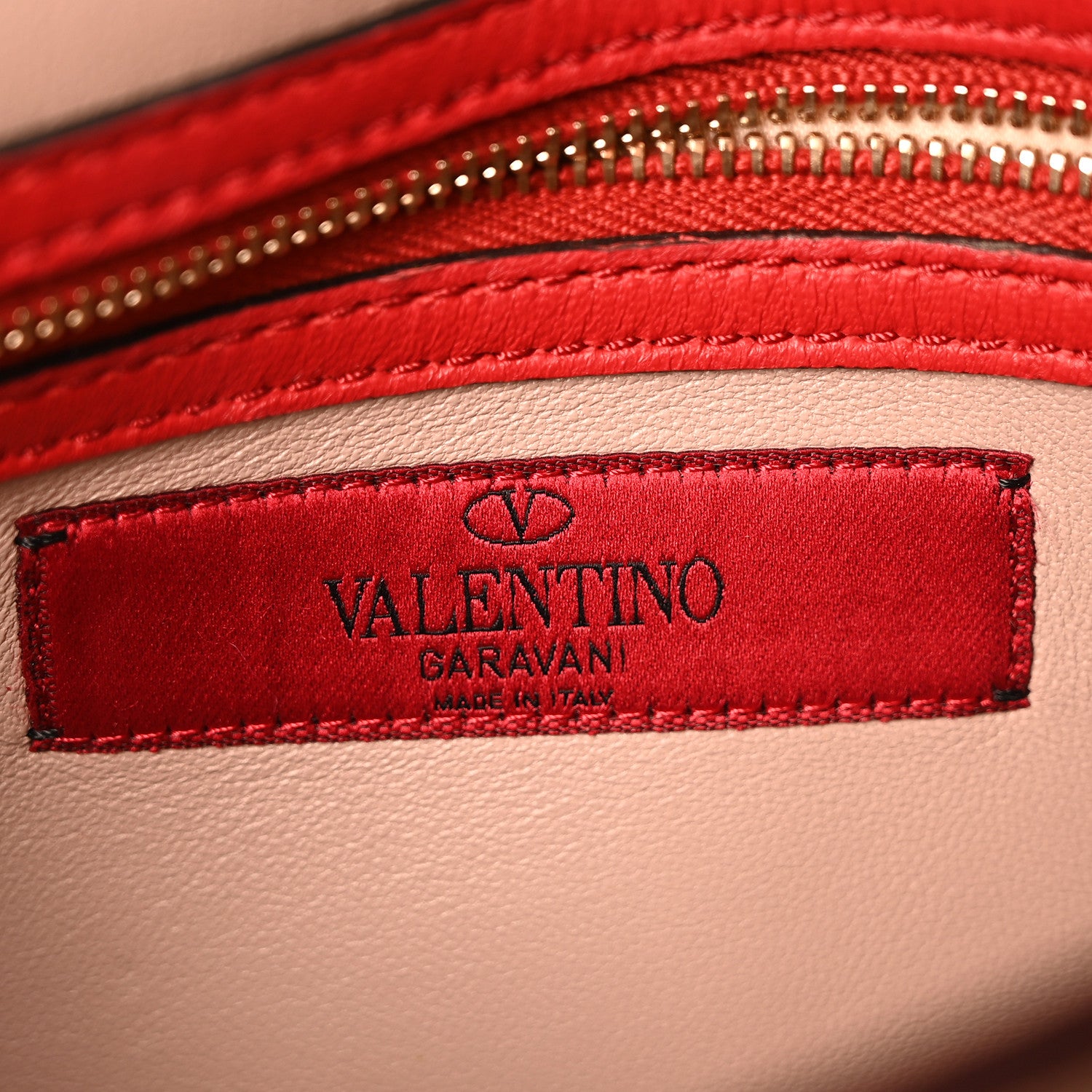 Valentino Garavani Nappa Rockstud Wristlet Clutch Rosso Valentino 6 of 10