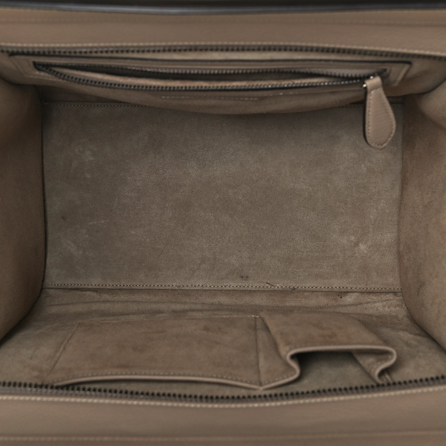 Drummed Calfskin Mini Luggage Dune