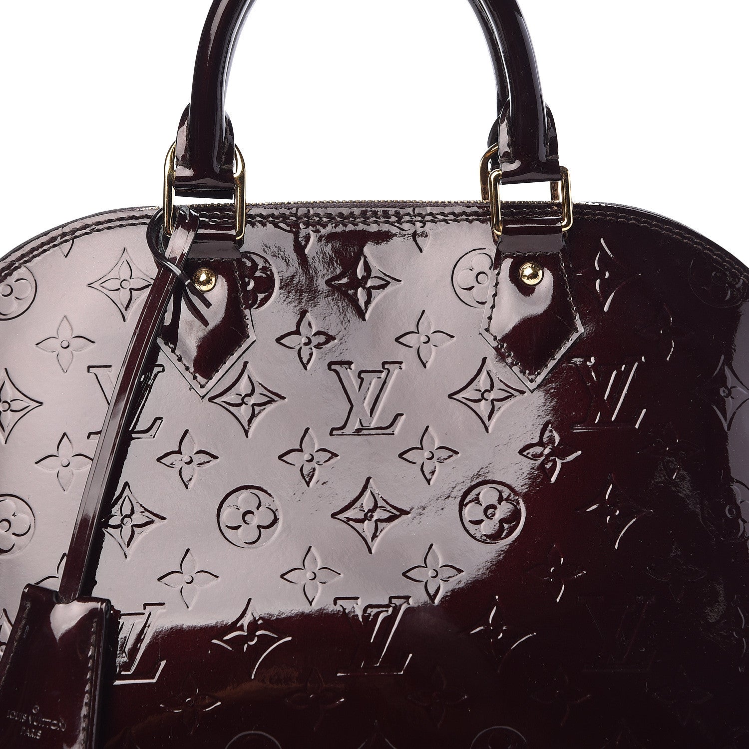 Louis Vuitton Vernis Alma PM Amarante 9 of 11