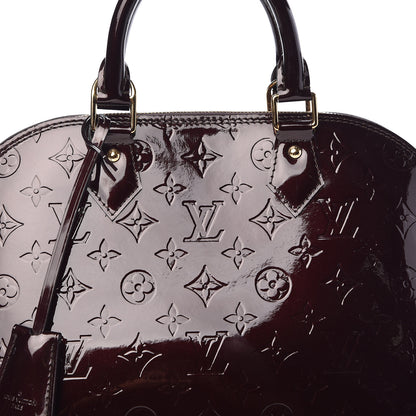 Louis Vuitton Vernis Alma PM Amarante 9 of 11