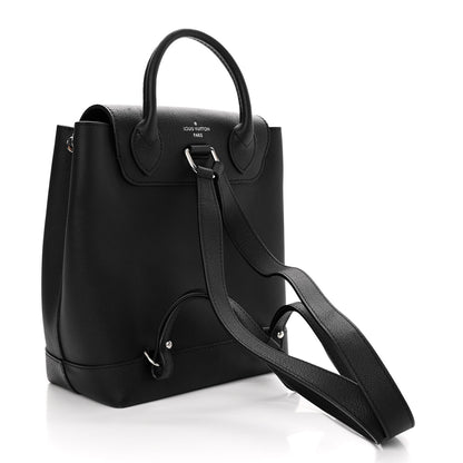 Louis Vuitton Calfskin Lockme Backpack Black 3 of 12