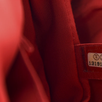 Chanel Lambskin Bubble Quilt Camera Case Red 9 of 10