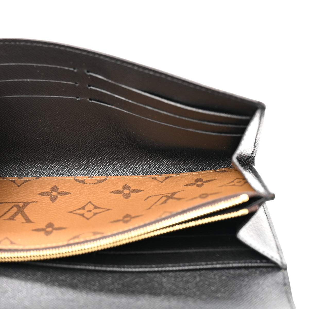 Reverse Monogram Giant Sarah Wallet