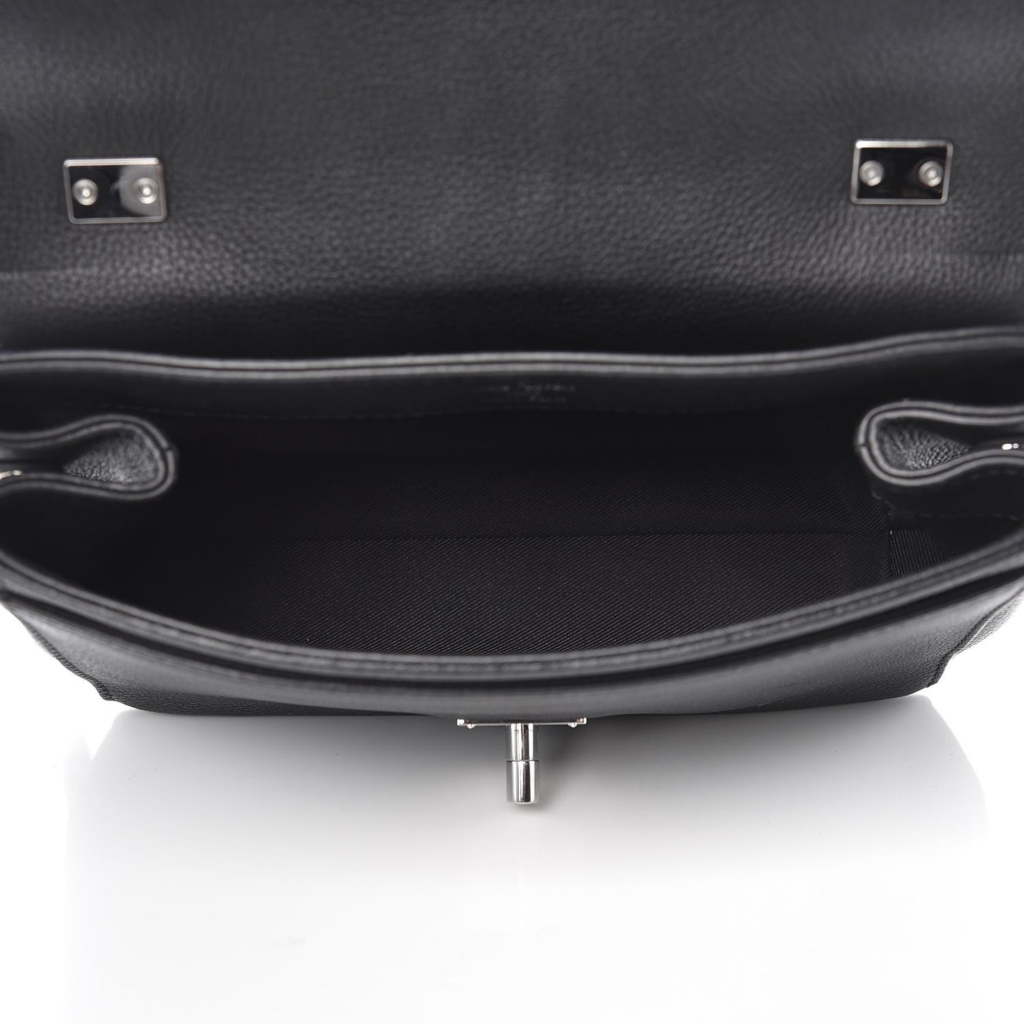 Calfskin Lockme II Chain Bag BB Black