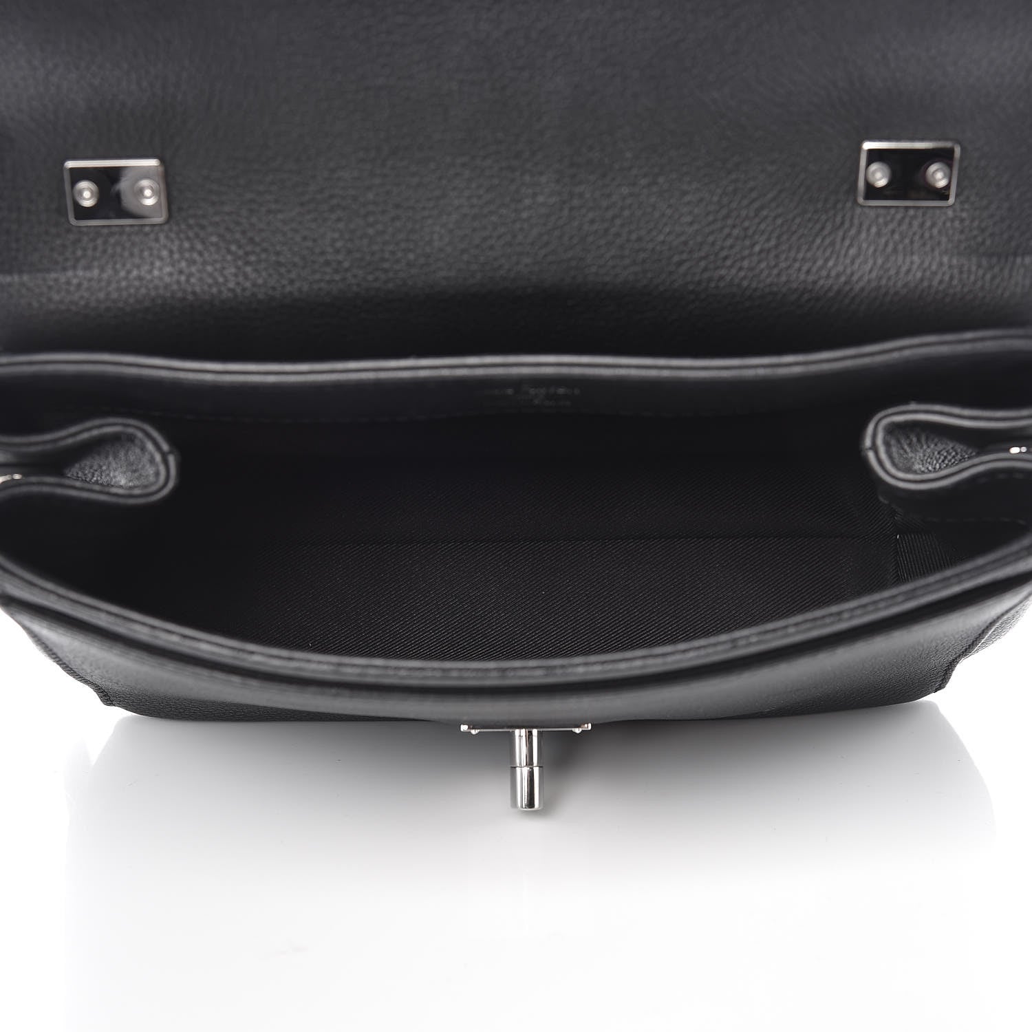 Louis Vuitton Calfskin Lockme II Chain Bag BB Black 5 of 10