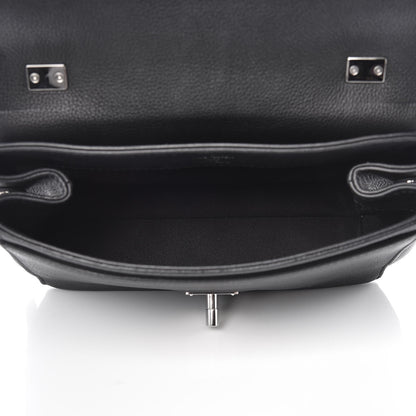 Louis Vuitton Calfskin Lockme II Chain Bag BB Black 5 of 10