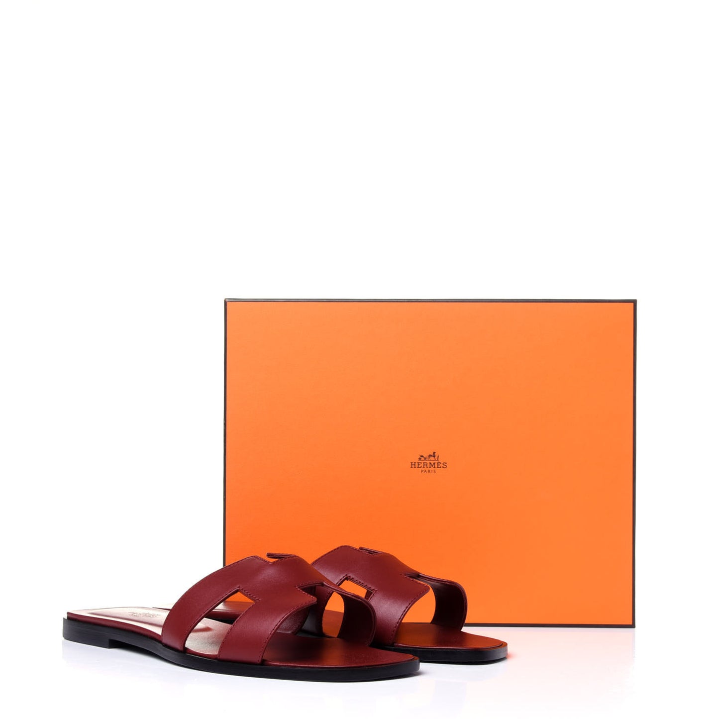 Calfskin Oran Sandals 40 Rouge Tomette