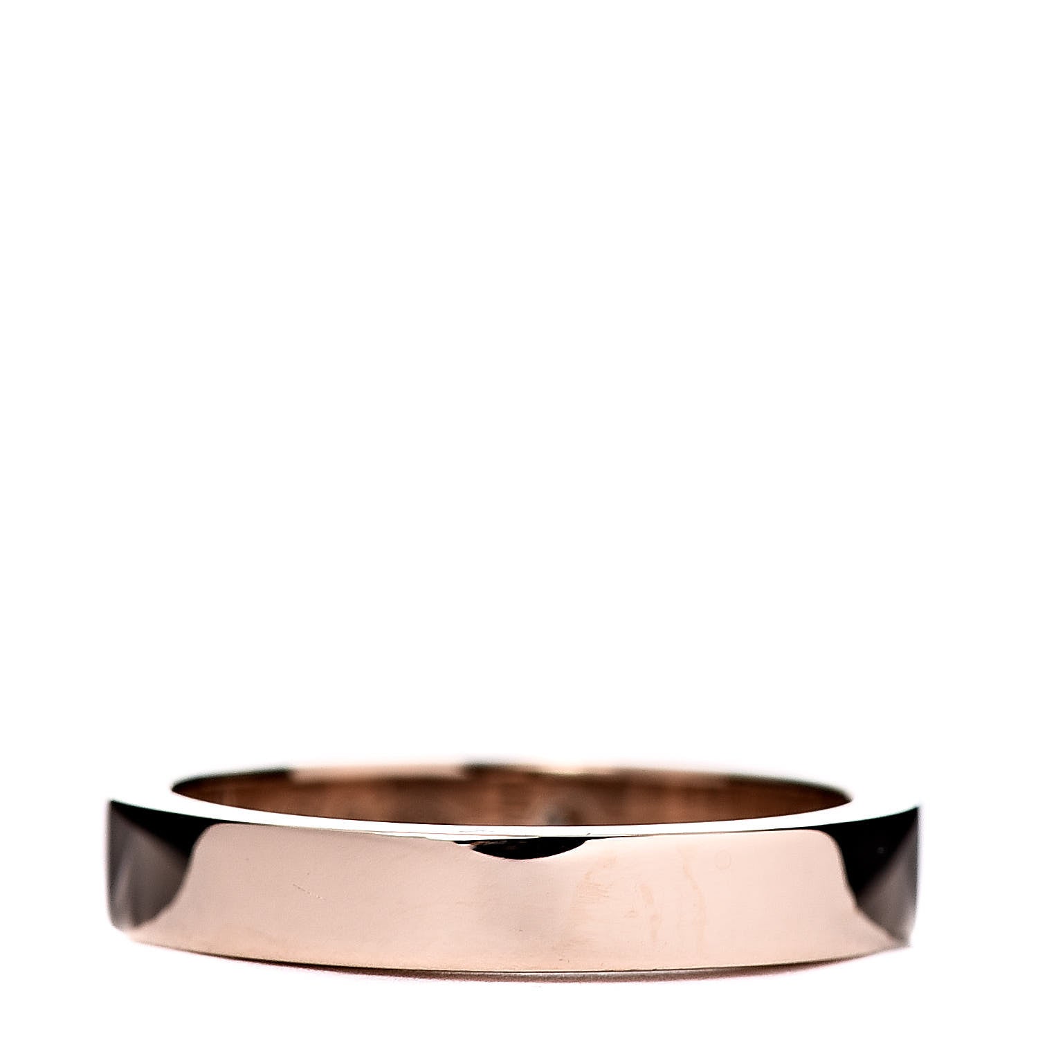 Cartier 18K Pink Gold Diamond 3mm C De Wedding Band Ring 46 3.75 3 of 4