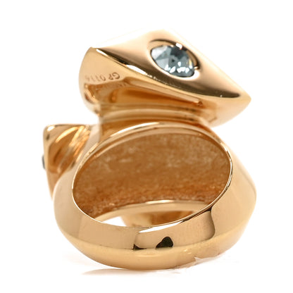 Louis Vuitton Trunkies Strass Ring  L Gold 3 of 5