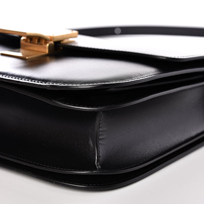 Celine Box Calfskin Medium Classic Box Flap Bag Black 8 of 8
