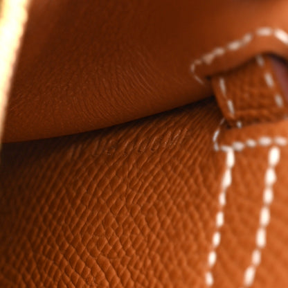 Hermes Epsom Kelly Wallet To Go Gold 7 of 12